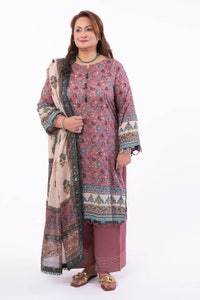 UAE -3 Piece Unstitched Printed Lawn Suit CL-52378 A