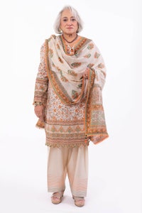 UAE -3 Piece Unstitched Printed Lawn Suit CL-52378 B