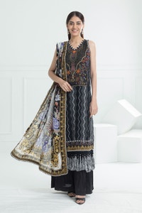 UAE -3 Piece Unstitched Printed Lawn Suit CL-52467