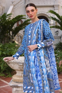 UAE -3 Piece Unstitched Printed Lawn Suit with Printed Lawn Dupatta CL-52506
