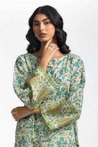 UAE-Printed Lawn Shirt IUSTK-480