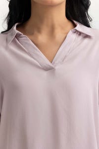 UAE -Purple Blended Casual Shirt 231-217-056