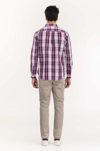 UAE -Purple Checkered Casual Shirt CS-YD22-033