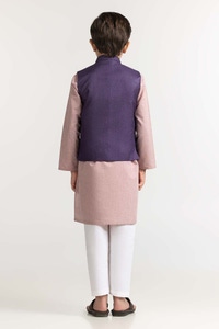 UAE -Purple Styling Waist Coat KWC-PD23-012