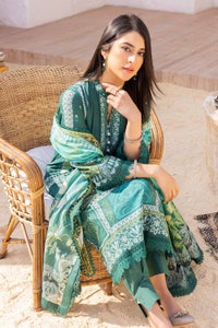 UAE -3PC Embroidered Lawn Printed Unstitched Suit CL-32389