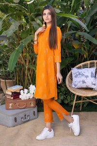 UAE -2PC Lawn Gold Printed Unstitched Suit TL-32040