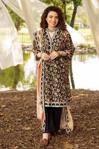 UAE -3PC Printed Lawn Unstitched Suit CL-32336 A