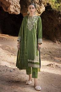 UAE -3PC Embroidered Khaddar Unstitched Suit with Pashmina Shawl AP-32081