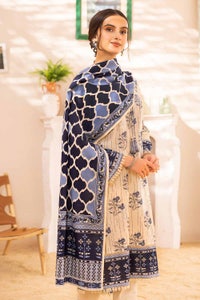 UAE -3PC Printed Lawn Unstitched Suit CL-32365 B