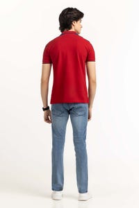 UAE -Red Basic Polo PS-FPK23-021