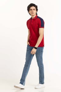 UAE -Red Basic Polo PS-FPK23-021