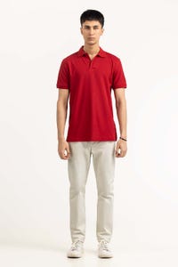 UAE -Red Basic Polo PS-SIGPK23-232