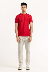 UAE -Red Basic Tee TS-CNSJ23-203