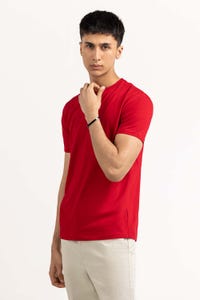UAE -Red Basic Tee TS-CNSJ23-203