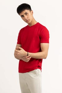 UAE -Red Basic Tee TS-CNSJ23-203