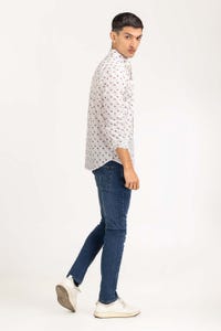 UAE -Red Black Printed Casual Shirt CS-PRT22-008