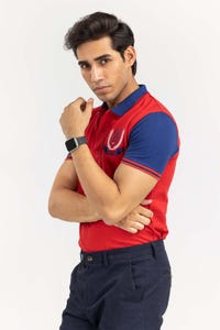 UAE -Red Fashion Polo PS-FPK22-047