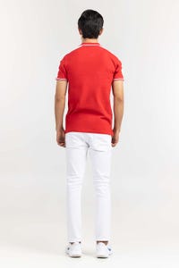 UAE -Red Fashion Polo PS-FPK22-048