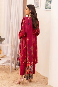 UAE -3PC Printed Cambric Unstitched Suit with Lawn Dupatta CBN-32020