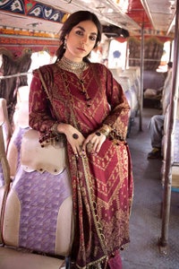 UAE -3PC Glitter Printed Lawn Unstitched Suit CL-32539 A