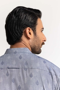 UAE -Robin Blue Styling Kurta KR-STY24-022