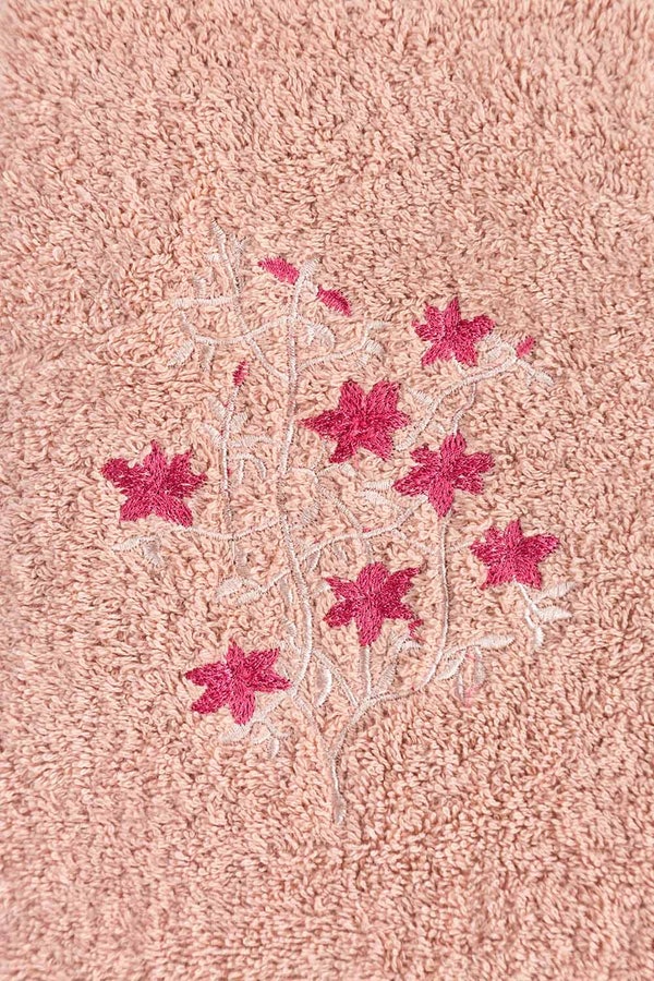 UAE -Rose Combed 3Pc Embroidered Towel Set