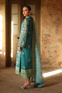 UAE -3PC Sequins Embroidered Organza Unstitched Suit with Lurex Organza Dupatta FE-32069