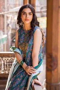 UAE -3PC Lawn Unstitched Foil Printed Suit CL-32238 A