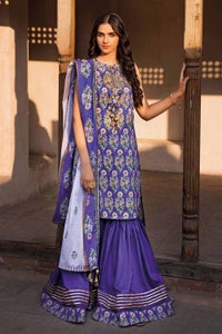 UAE -3PC Lawn Unstitched Foil Printed Suit CL-32238 B