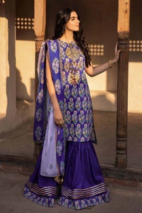 UAE -3PC Lawn Unstitched Foil Printed Suit CL-32238 B