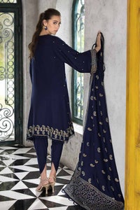 UAE -3PC Embroidered Pashmina Unstitched Suit with Embroidered Pashmina Shawl AP-32065