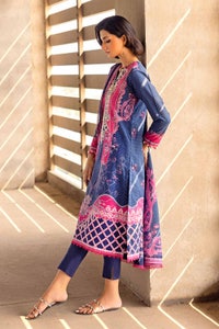UAE -3PC Embroidered Cambric Unstitched Suit with Digital Printed Lawn Dupatta CBE-32012