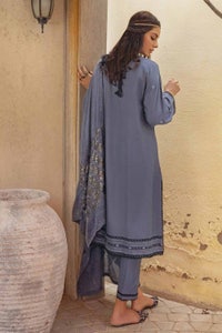UAE -3PC Embroidered Pashmina Unstitched Suit with Sequins Embroidered Pashmina Shawl AP-32087