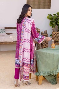 UAE -3PC Lawn Printed Unstitched Suit CL-32328 B
