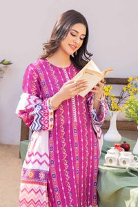 UAE -3PC Lawn Printed Unstitched Suit CL-32328 B