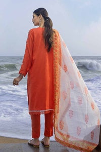 UAE -3PC Embroidered Jacquard Unstitched Suit with Sequins Paper Cotton Dupatta MJ-32055