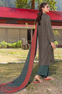 UAE -3PC Printed Karandi Unstitched Suit AY-32004