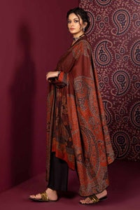 UAE -3PC Cotton Linen Unstitched Suit K-32007