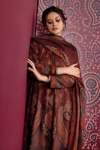 UAE -3PC Cotton Linen Unstitched Suit K-32007