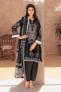 UAE -3PC Unstitched Printed Lawn Suit B-32039