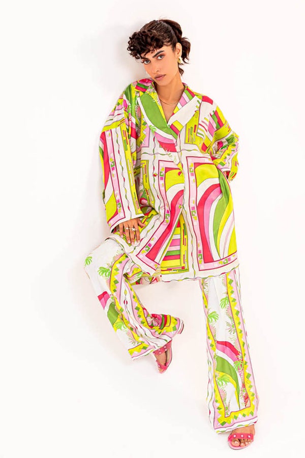 UAE -2PC Linen Unstitched Digital Printed Suit VT-22001