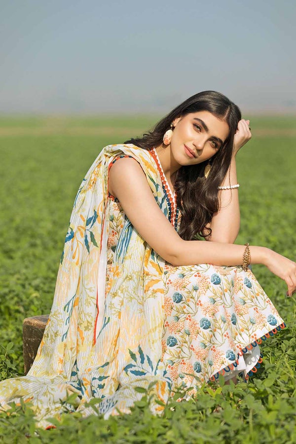 UAE -3PC Lawn Unstitched Printed Suit CL-32359 A