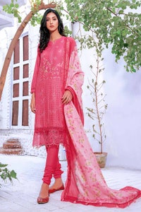UAE -3PC Embroidered Dobby Unstitched Suit DB-32012
