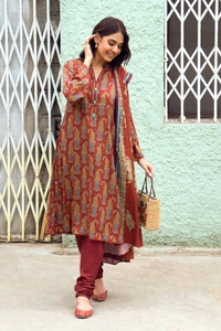 UAE -3PC Digital Printed Linen Unstitched Suit LT-32010 B