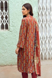 UAE -3PC Digital Printed Linen Unstitched Suit LT-32010 B