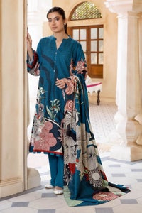 UAE -3PC Khaddar Unstitched Printed Suit WNS-22029 B