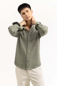 UAE -Sage Basic Shirt KS-HSPK23-043