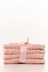 UAE -Salmon Combed Face Towel Set 4pc