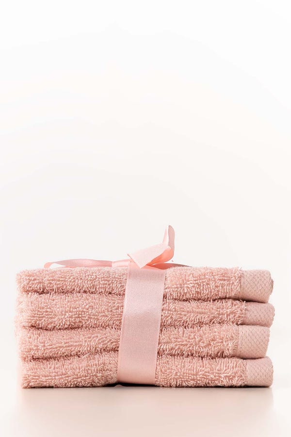 UAE -Salmon Combed Face Towel Set 4pc