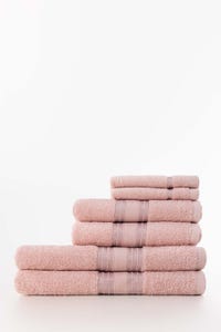 UAE -Salmon Combed 6 Pcs Towel Set